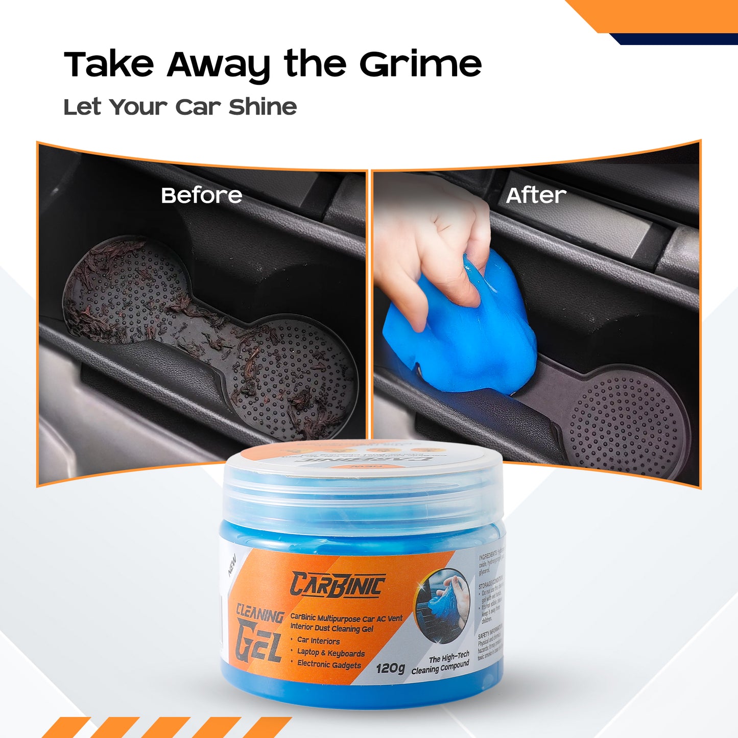 Carbinic cleaning gel kit - gadget cleaning solutions