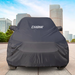 CARBINIC Car Body Cover for Hyundai Kona 2020 | Water Resistant, UV Protection Car Cover | Scratchproof Body Shield | Dustproof All-Weather Cover | Mirror Pocket & Antenna | Car Accessories