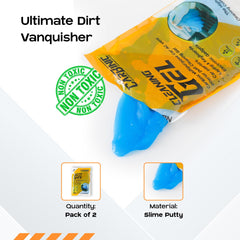 CARBINIC Car Cleaning Gel Kit | Universal Gel for Car Accessories Laptop Keyboard Gadgets | Multipurpose Interior Dust Cleaning | Dashboard Gap Corner Cleaner | Interior Car Accessories | 75g | Blue