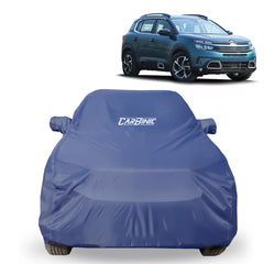 CARBINIC Car Body Cover for Citroen C5 Aircross 2021 | Water Resistan, UV Protection Car Cover | Scratchproof Body Shield Dustproof All-Weather Cover Mirror Pocket & Antenna | Car Accessories