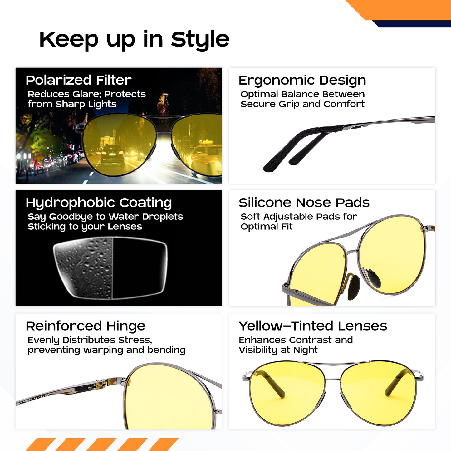 Carbinic lightweight sunglasses - unisex wear for all