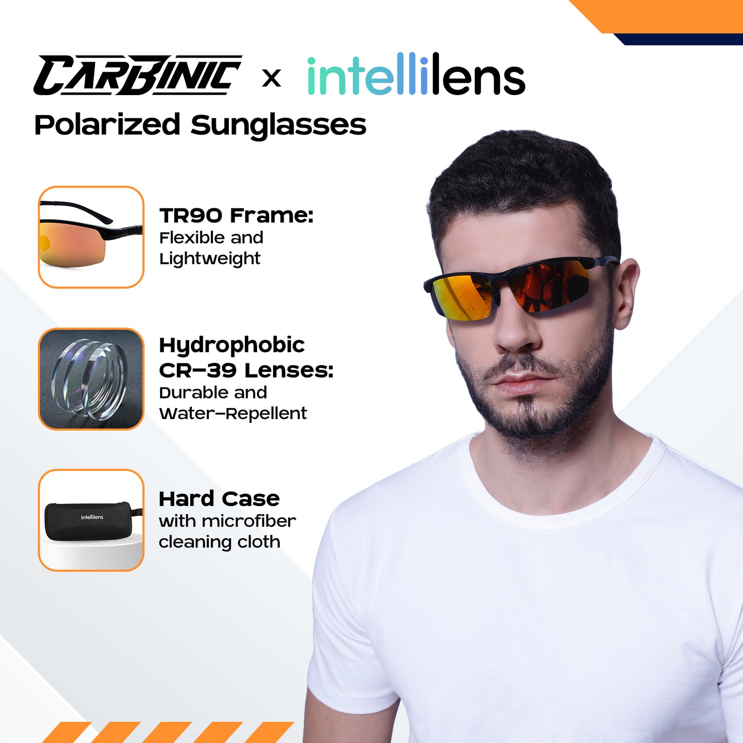 Carbinic sunglasses - lightweight and durable design