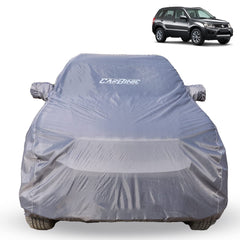 CARBINIC Car Body Cover for Maruti Grand Vitara 2022 | Water Resistant, UV Protection | Scratchproof Body Shield | Dustproof All-Weather Cover | Mirror Pocket & Antenna | Car Accessories, Grey